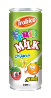 536 Trobico fruit milk for children alu can 250ml